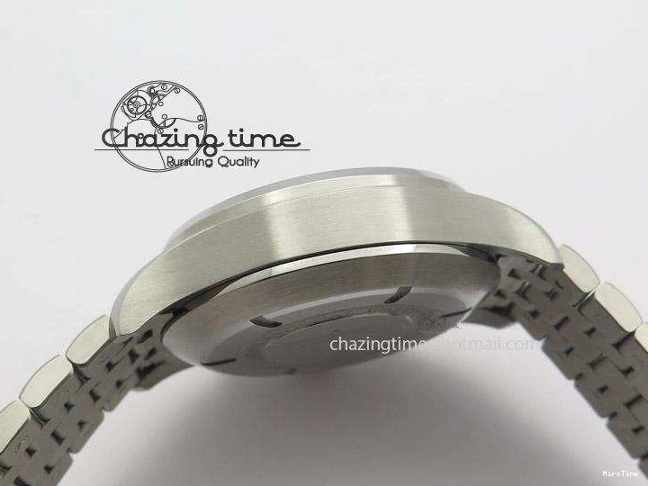 MIROTIME 0118 Pilot Chrono SS IW387809 ZF 1:1 Best Edition Silver Dial On SS Bracelet A Trendsetting 7327